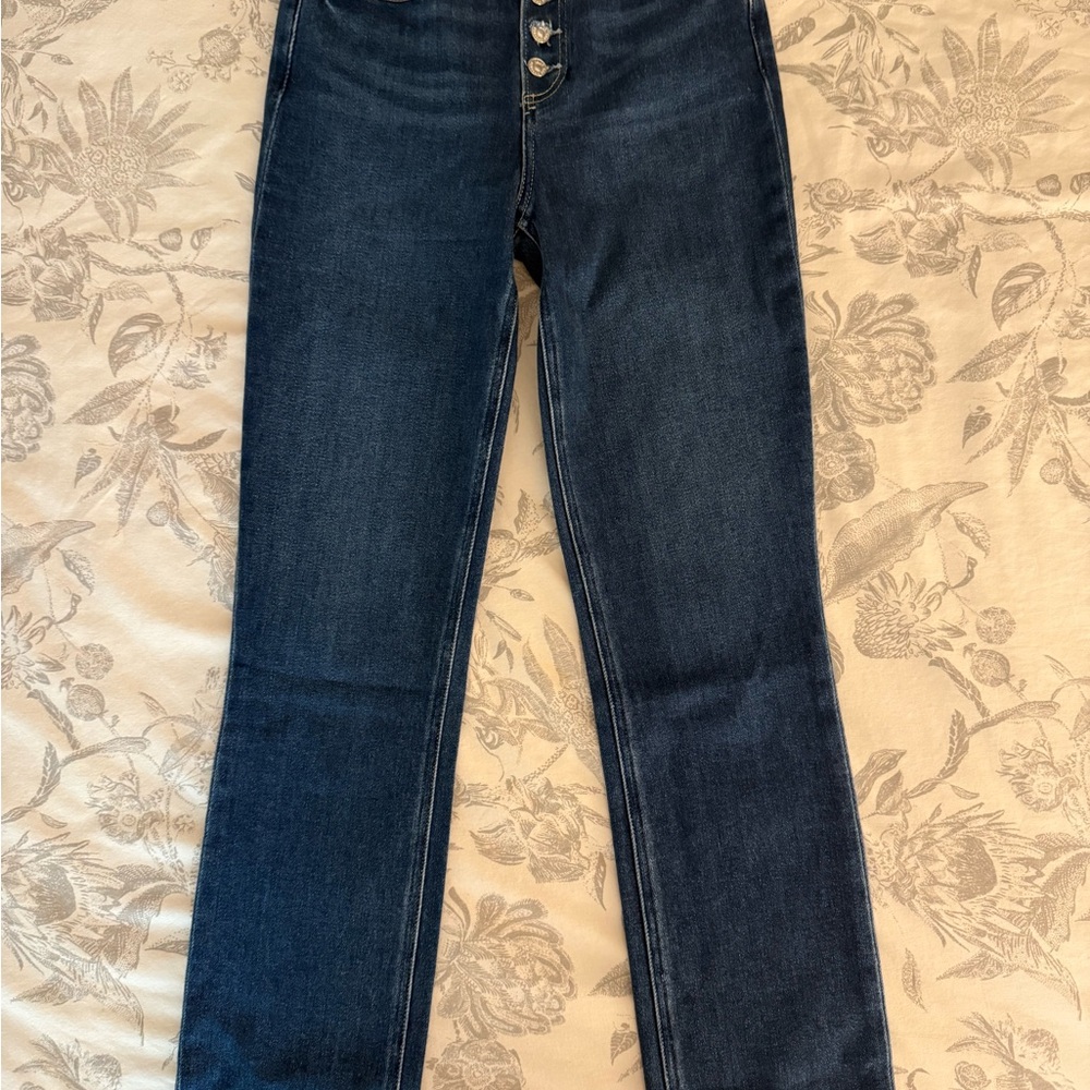 PAIGE Blue High Rise Jeans Classic Style